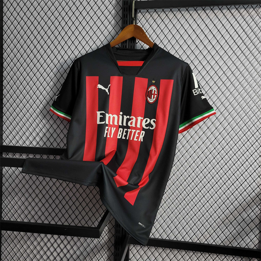 22-23 AC Milan Home Fan Version Jersey - view 8