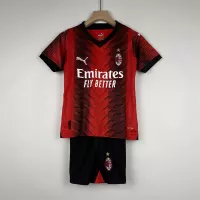 23-24 AC Milan Home Jersey Kids Kit(Jersey+Shorts) - view 1