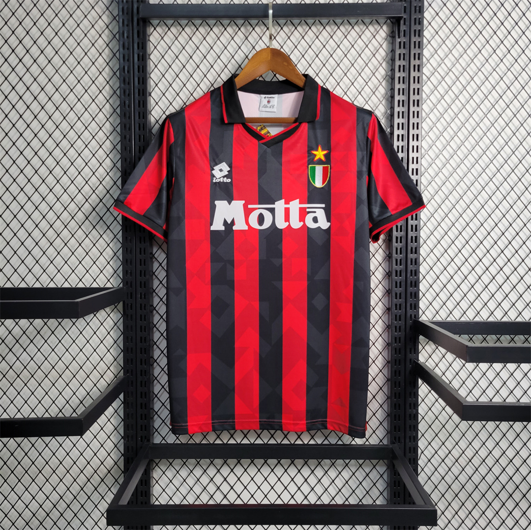 1993-94 AC Milan  Retro Jersey Home