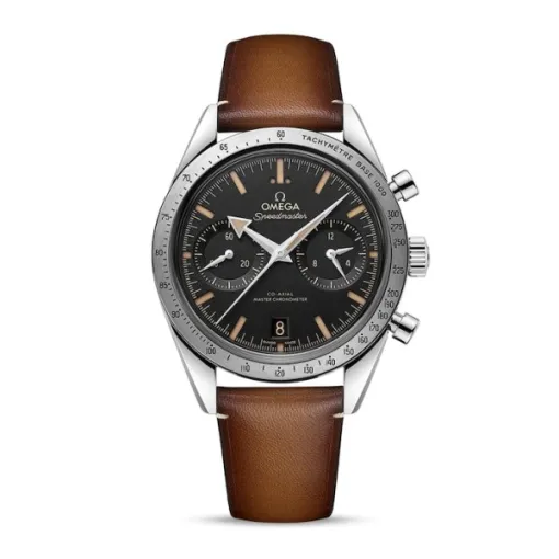 Omega Speedmaster Men Automatic Black Leather Watch O31032425001002