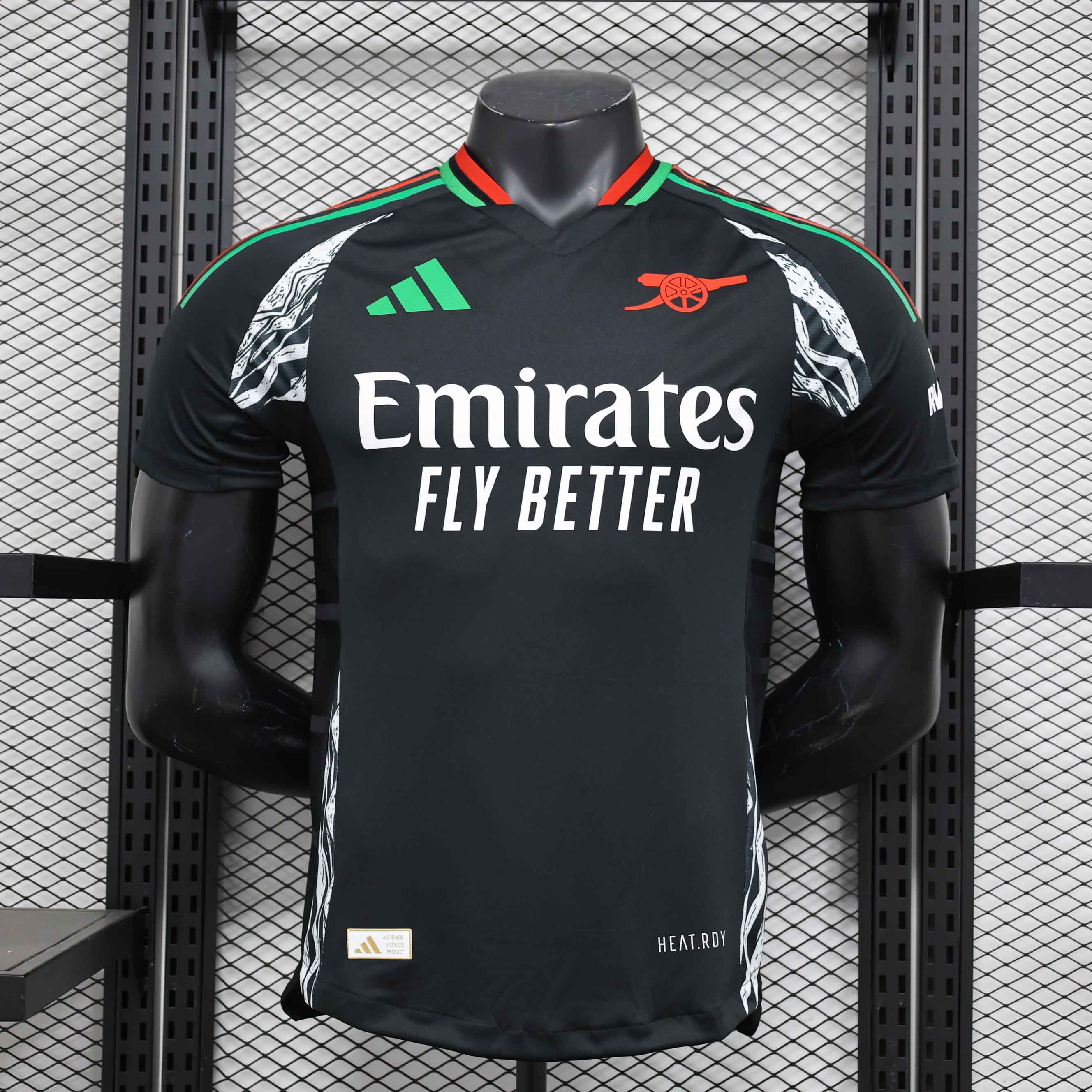 24-25 Arsenal Away Soccer Jersey Play Version