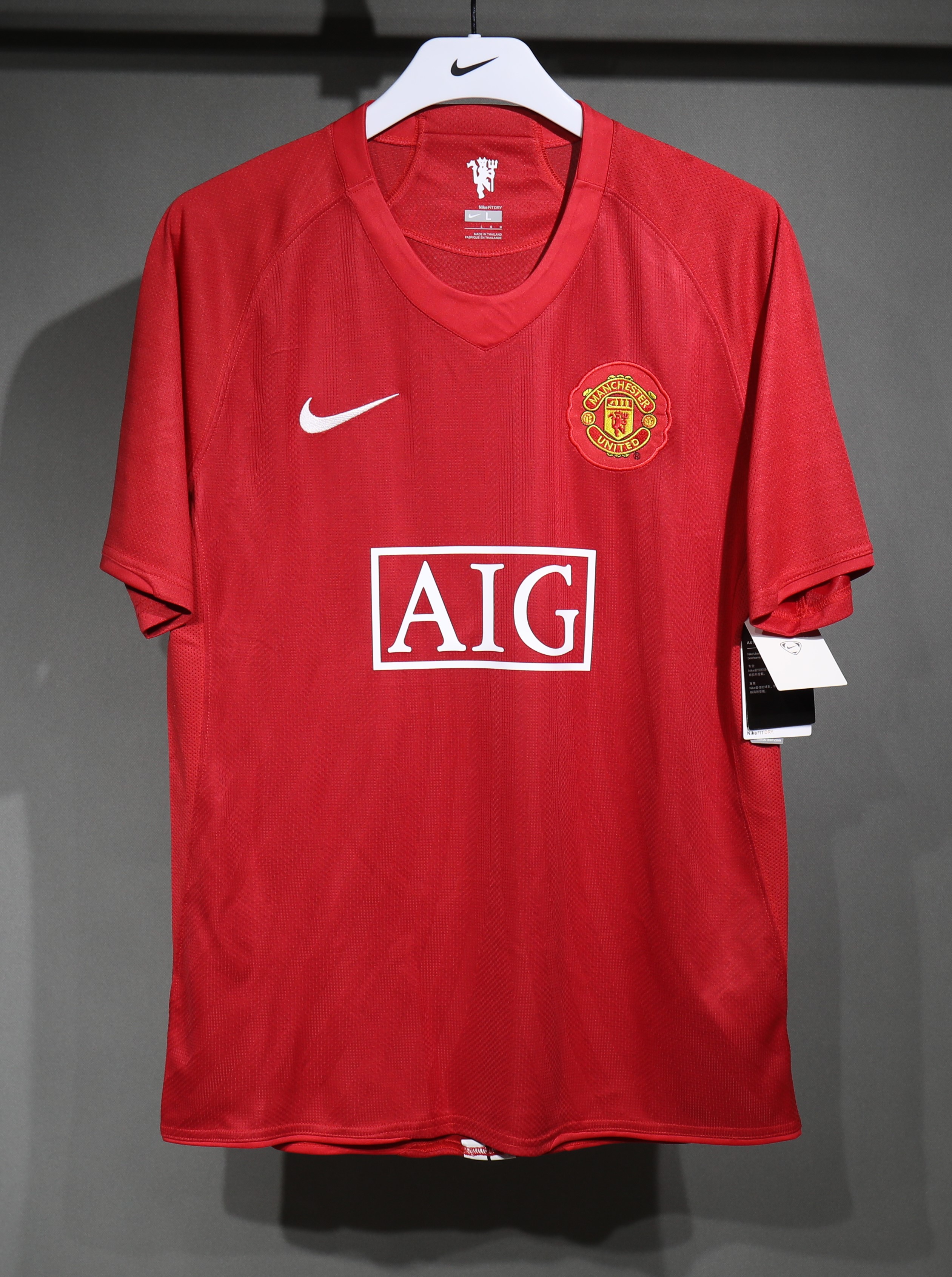 07-08 Manchester United Home Retro Jersey Player Edition