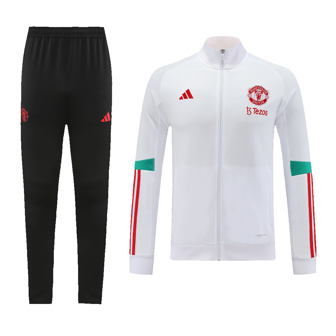 Manchester United Training Kit (Jacket+Pants) White 2023/24