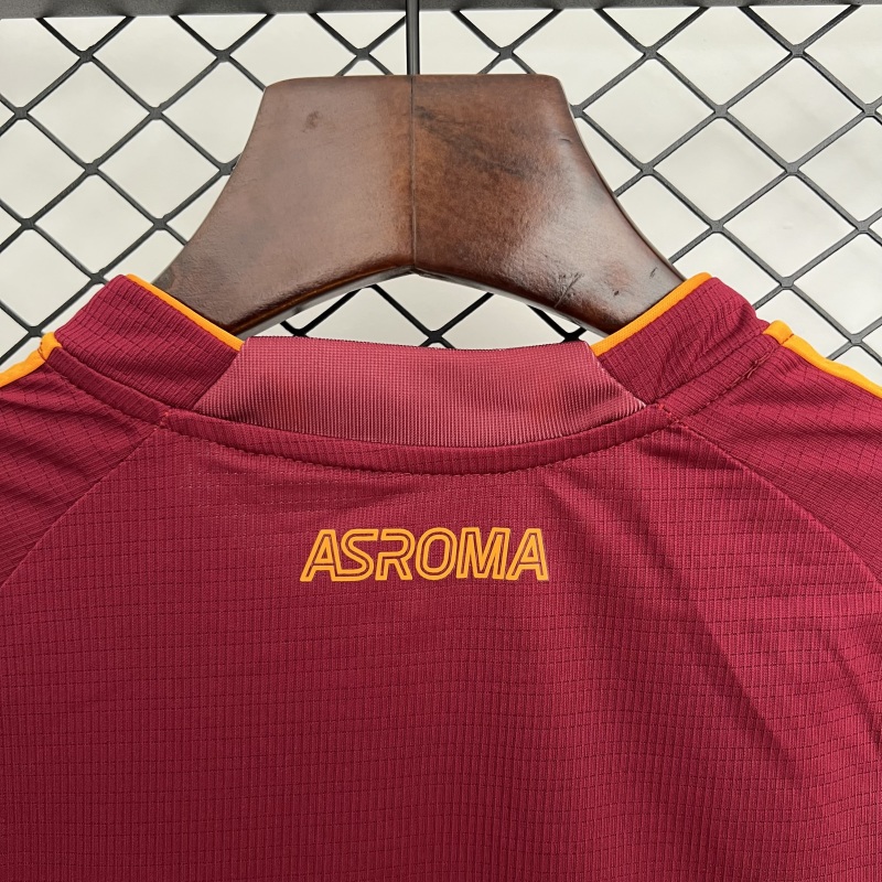25-26 AS Roma Home Soccer Kids Kit Jersey+Shorts - view 6