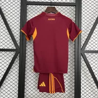 25-26 AS Roma Home Soccer Kids Kit Jersey+Shorts - view 3