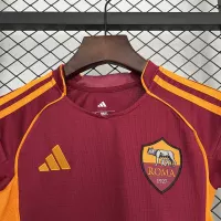 25-26 AS Roma Home Soccer Kids Kit Jersey+Shorts - view 7