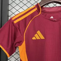 25-26 AS Roma Home Soccer Kids Kit Jersey+Shorts - view 9