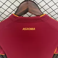 25-26 AS Roma Home Soccer Jersey - view 4