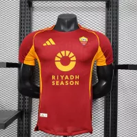 25-26 AS Roma Home Soccer Jersey Player Version - view 1