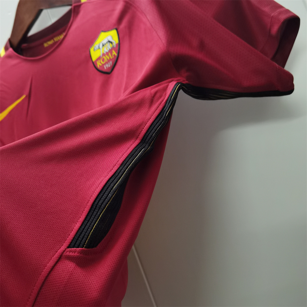 17-18 AS Roma Retro Jersey - view 4