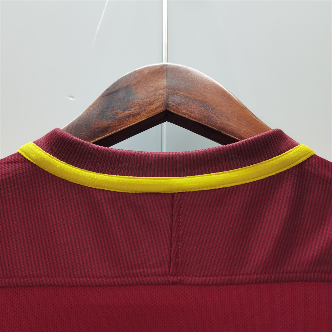 17-18 AS Roma Retro Jersey - view 11