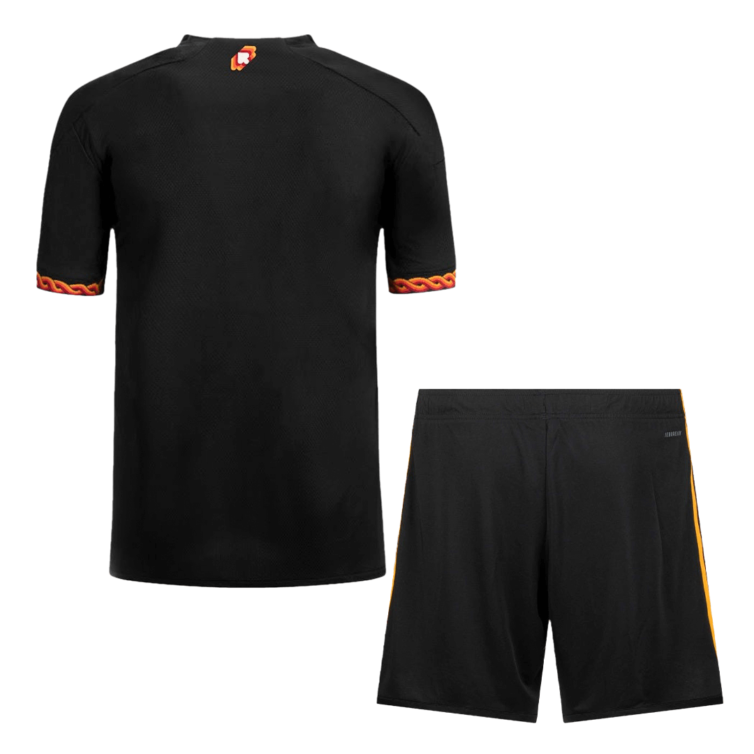 23-24 AS Roma Third Away Kit Jersey+Shorts - view 3