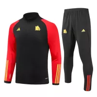 Roma Zipper Sweatshirt Kit(Top+Pants) Black 2023/24 - view 1