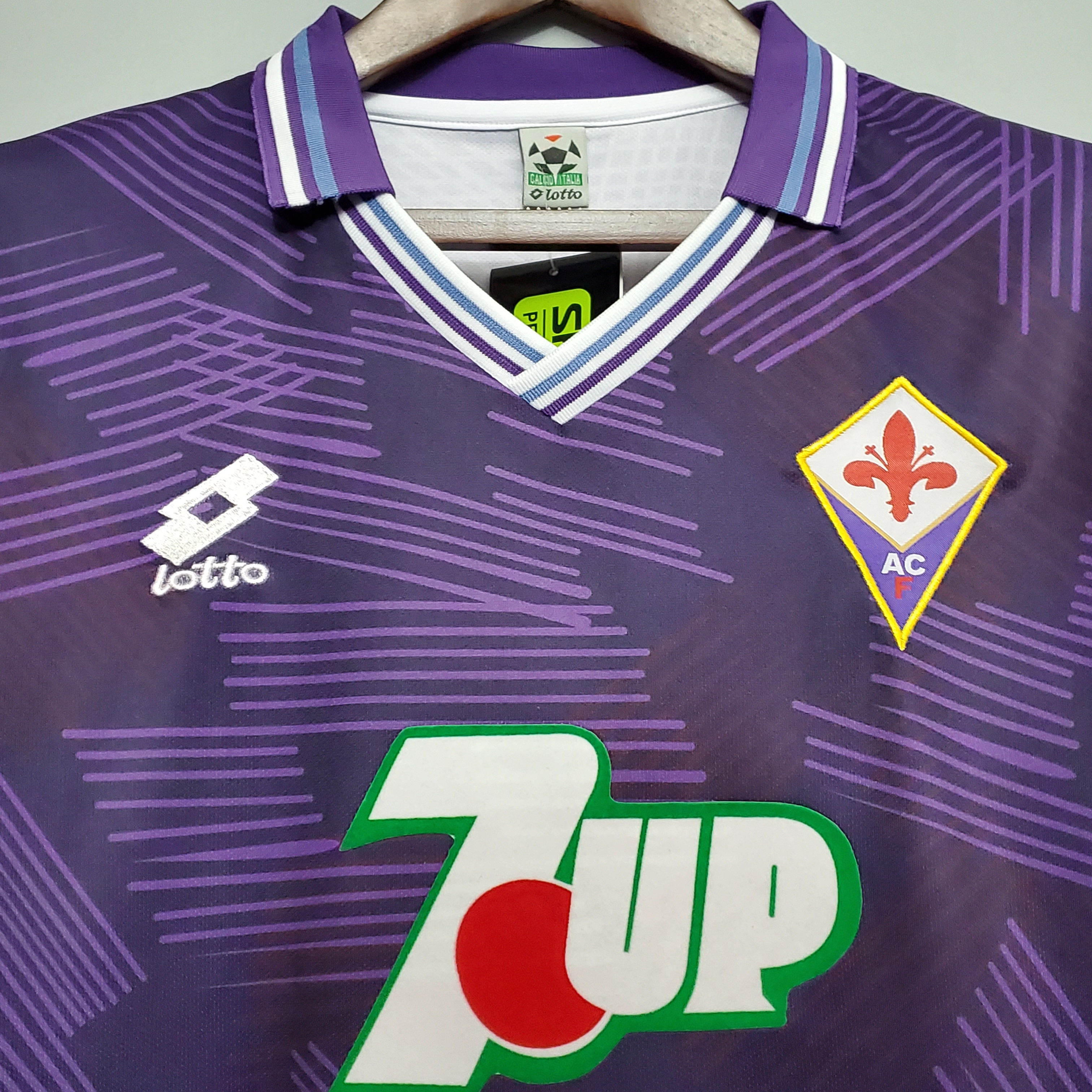 1992-1993 Fiorentina Soccer Home Jersey Retro Version - view 9