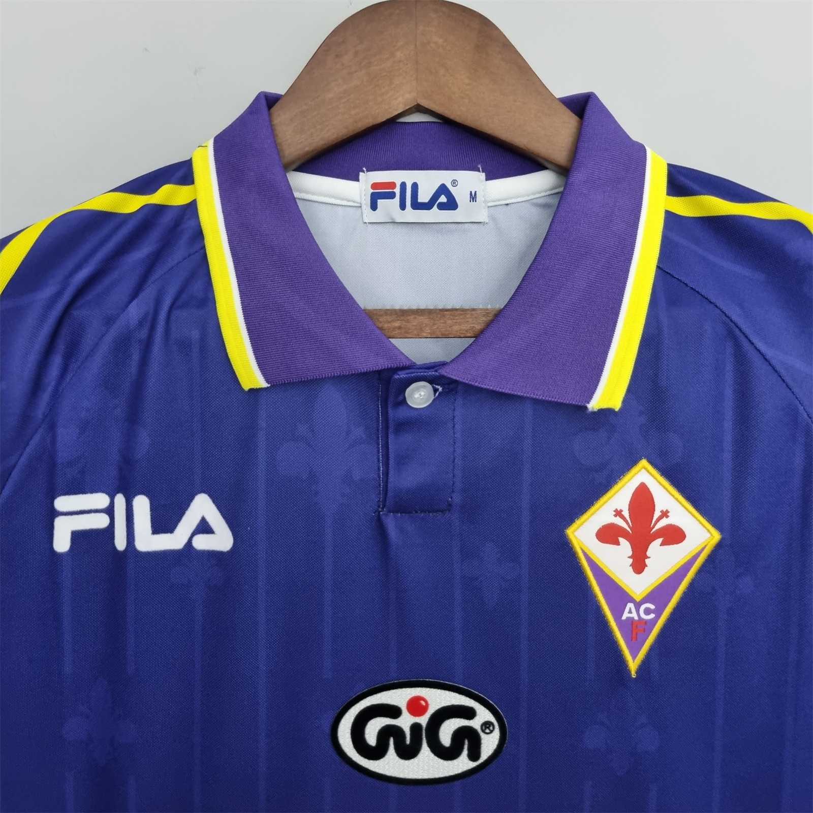1997-1998 Fiorentina Soccer Home Jersey Retro Version - view 3