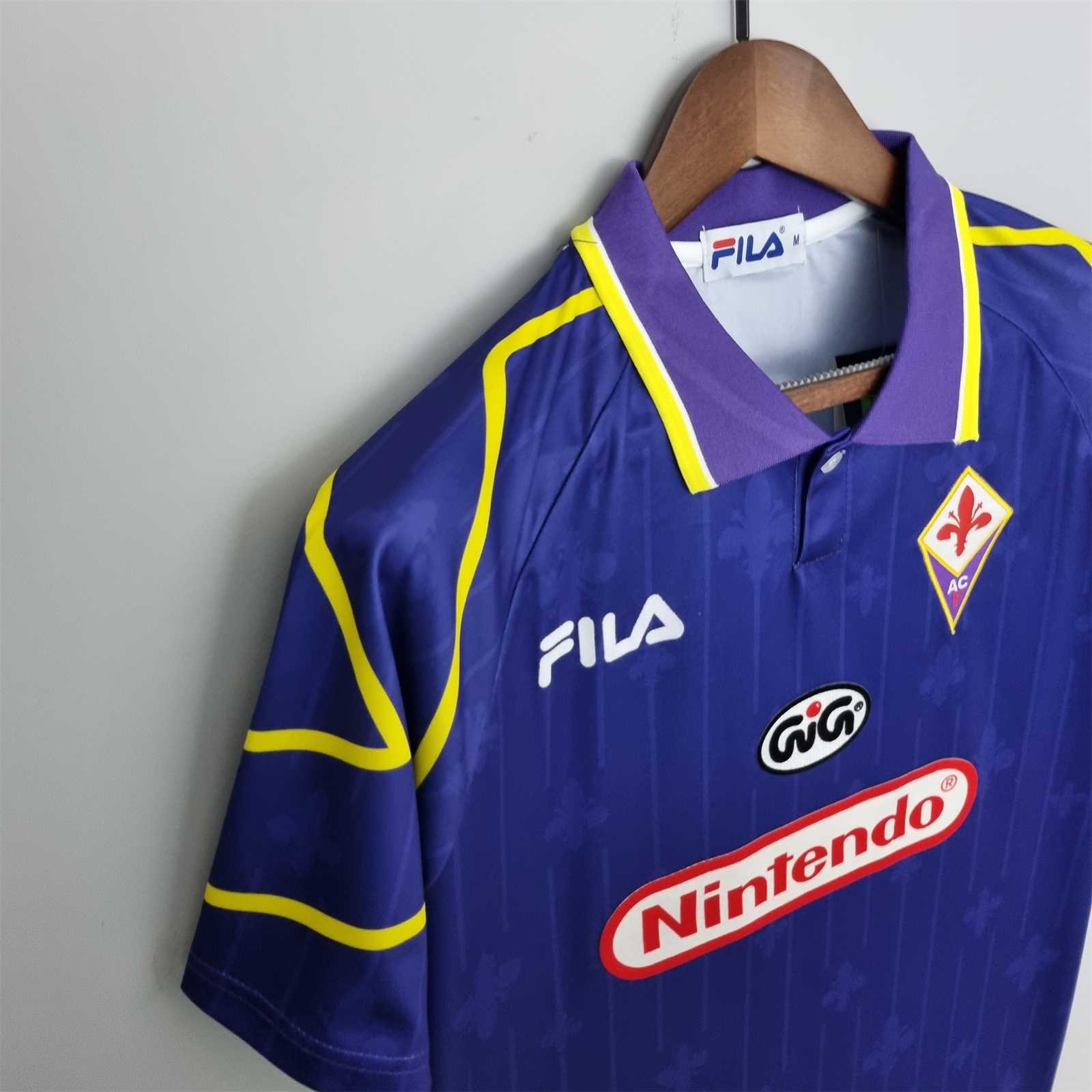 1997-1998 Fiorentina Soccer Home Jersey Retro Version - view 6