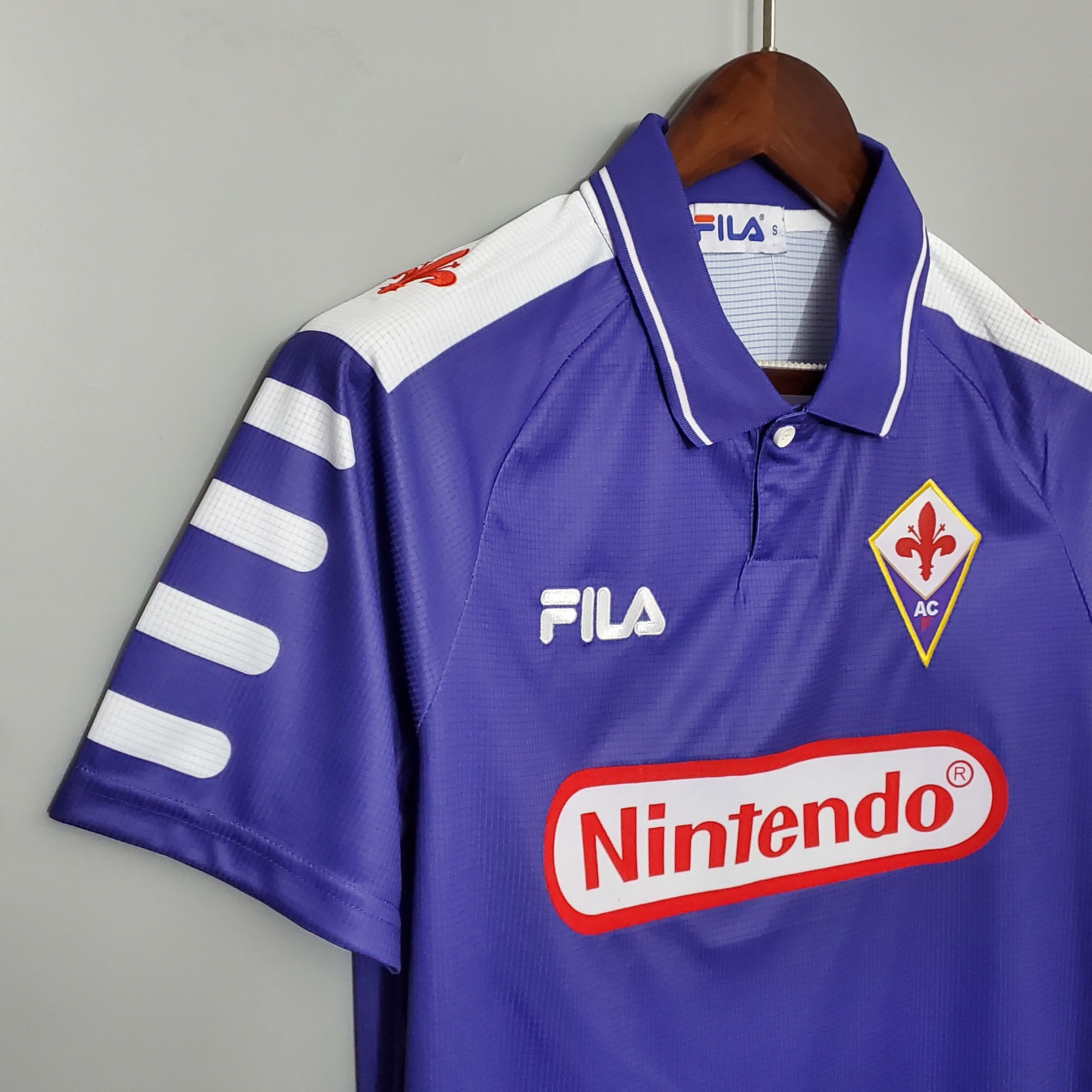 1998-1999 Fiorentina Soccer Home Jersey Retro Version - view 5