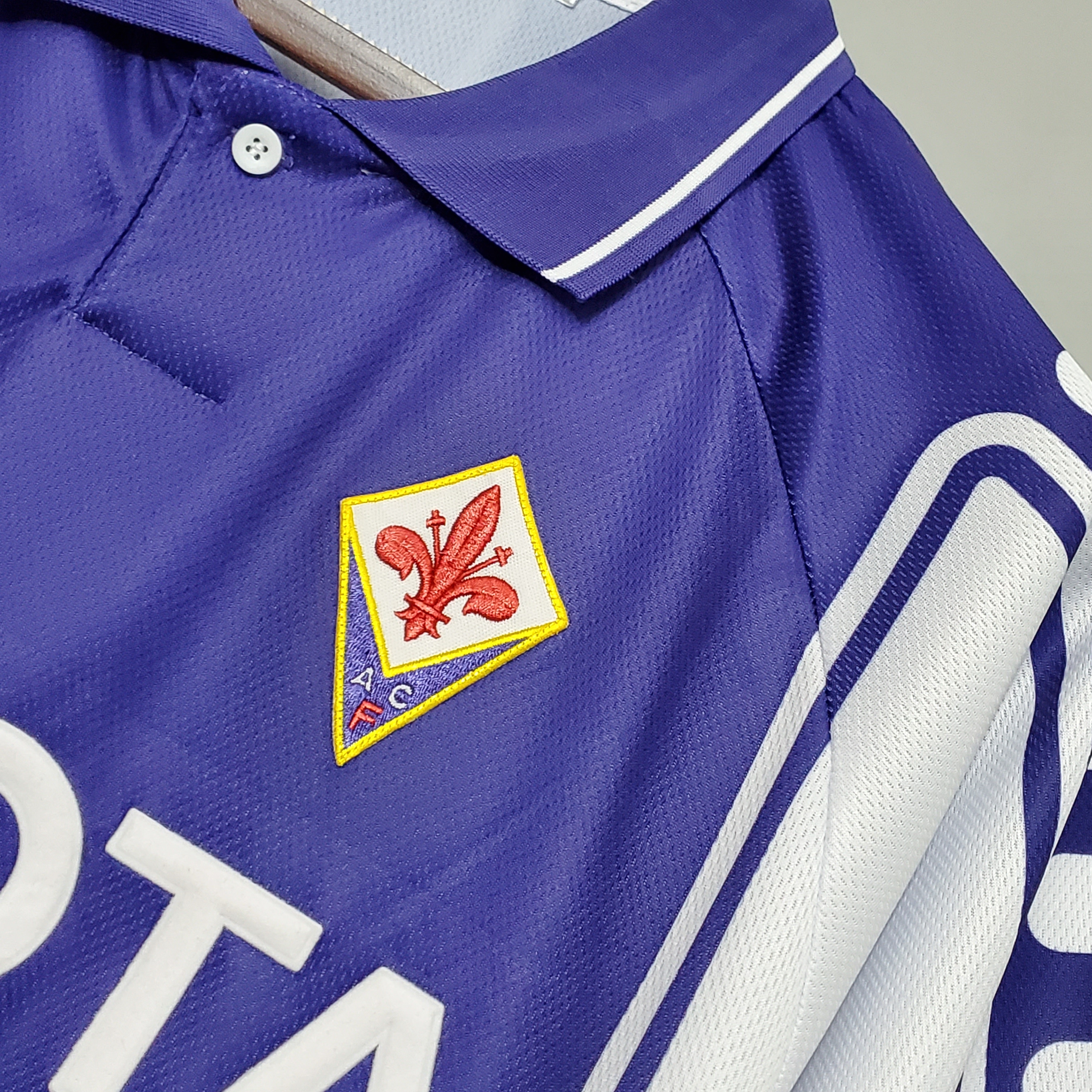 1999-2000 Fiorentina Soccer Home Jersey Retro Version - view 4