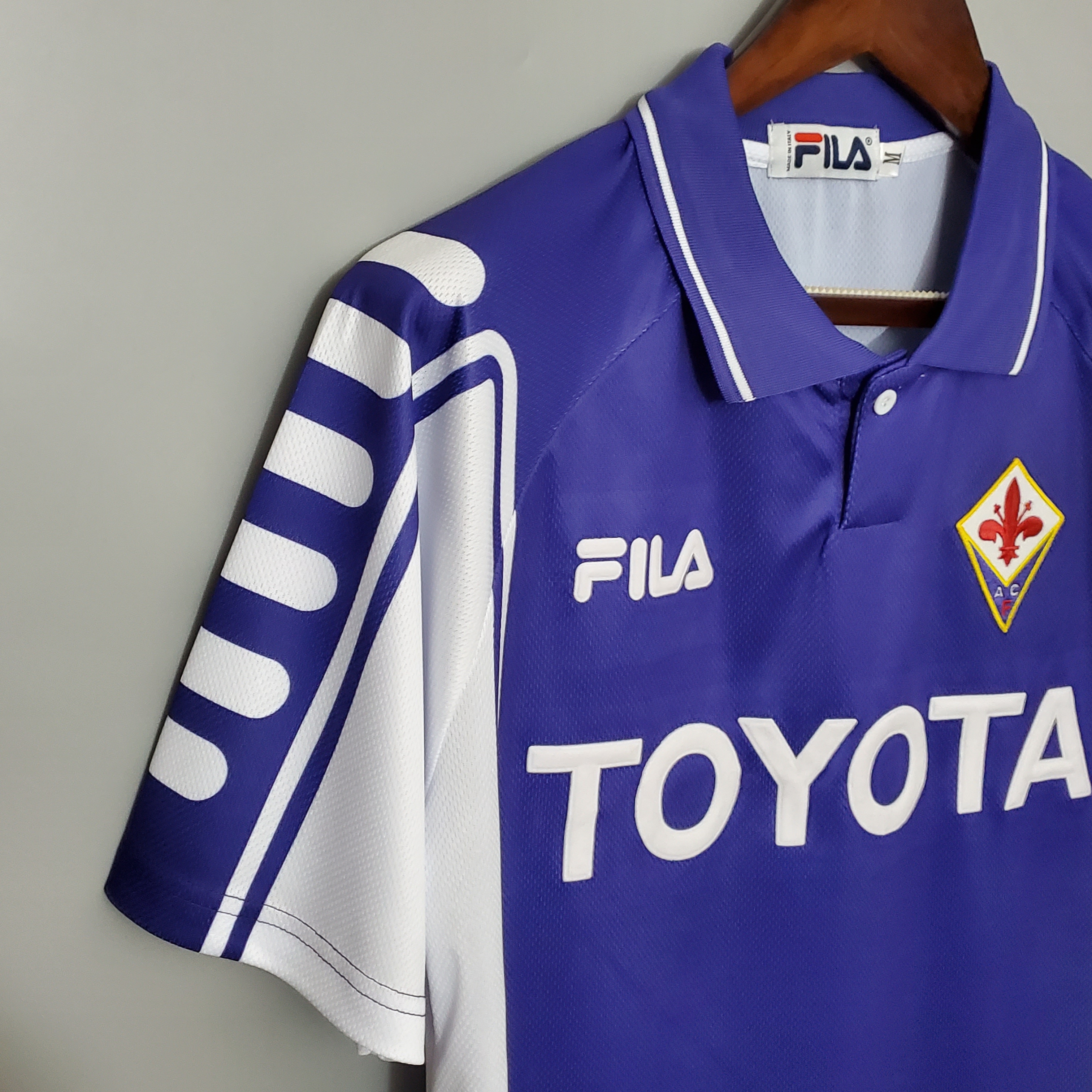 1999-2000 Fiorentina Soccer Home Jersey Retro Version - view 7