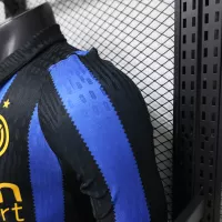 26-27 Inter Milan Home Kit Jersey Player Version Long Sleeve - view 3