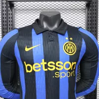 26-27 Inter Milan Home Kit Jersey Player Version Long Sleeve - view 5