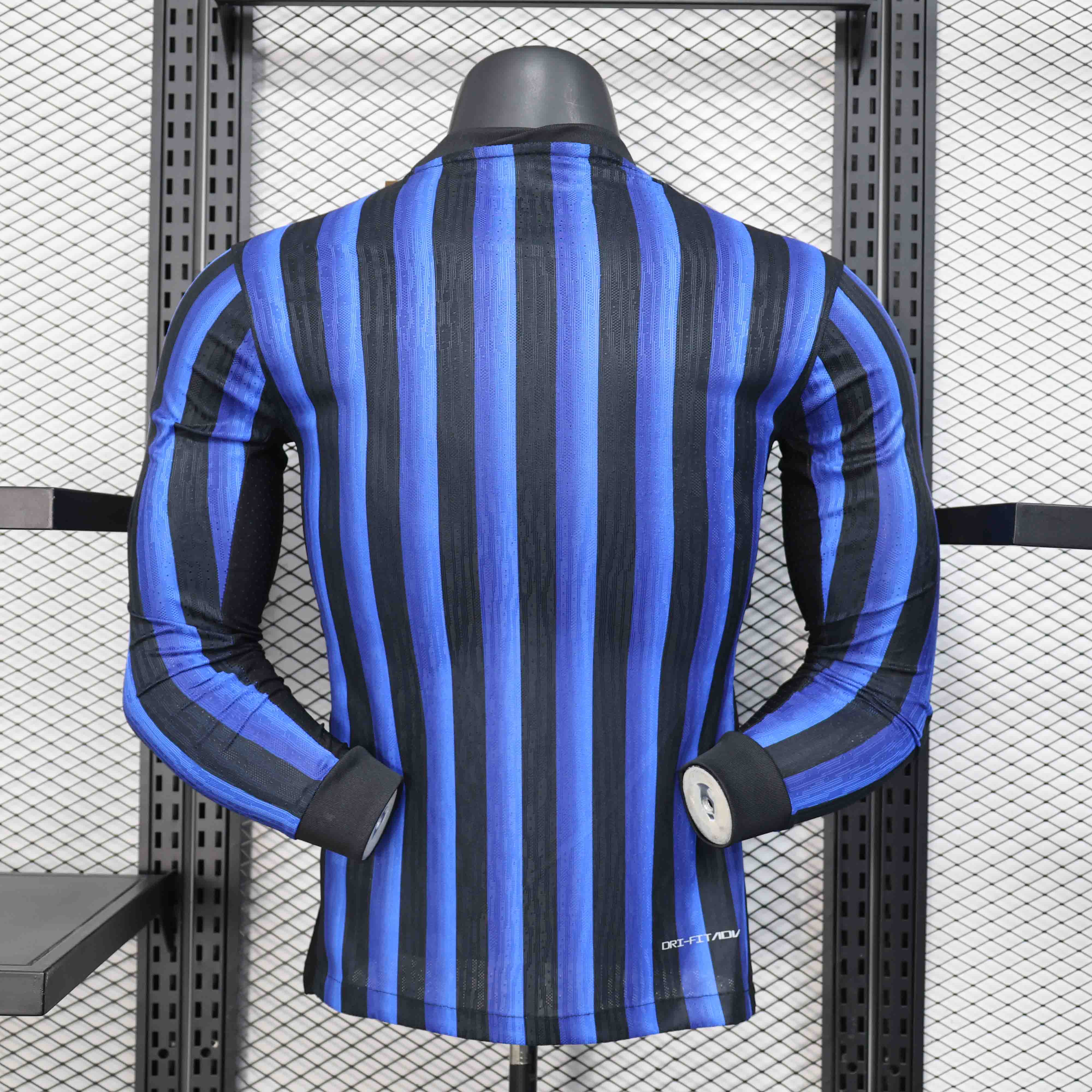 25-26 Inter Milan Home Kit Jersey Player Version Long Sleeve - view 3