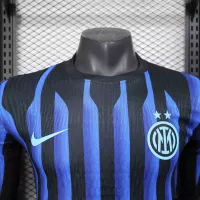 25-26 Inter Milan Home Kit Jersey Player Version Long Sleeve - view 4