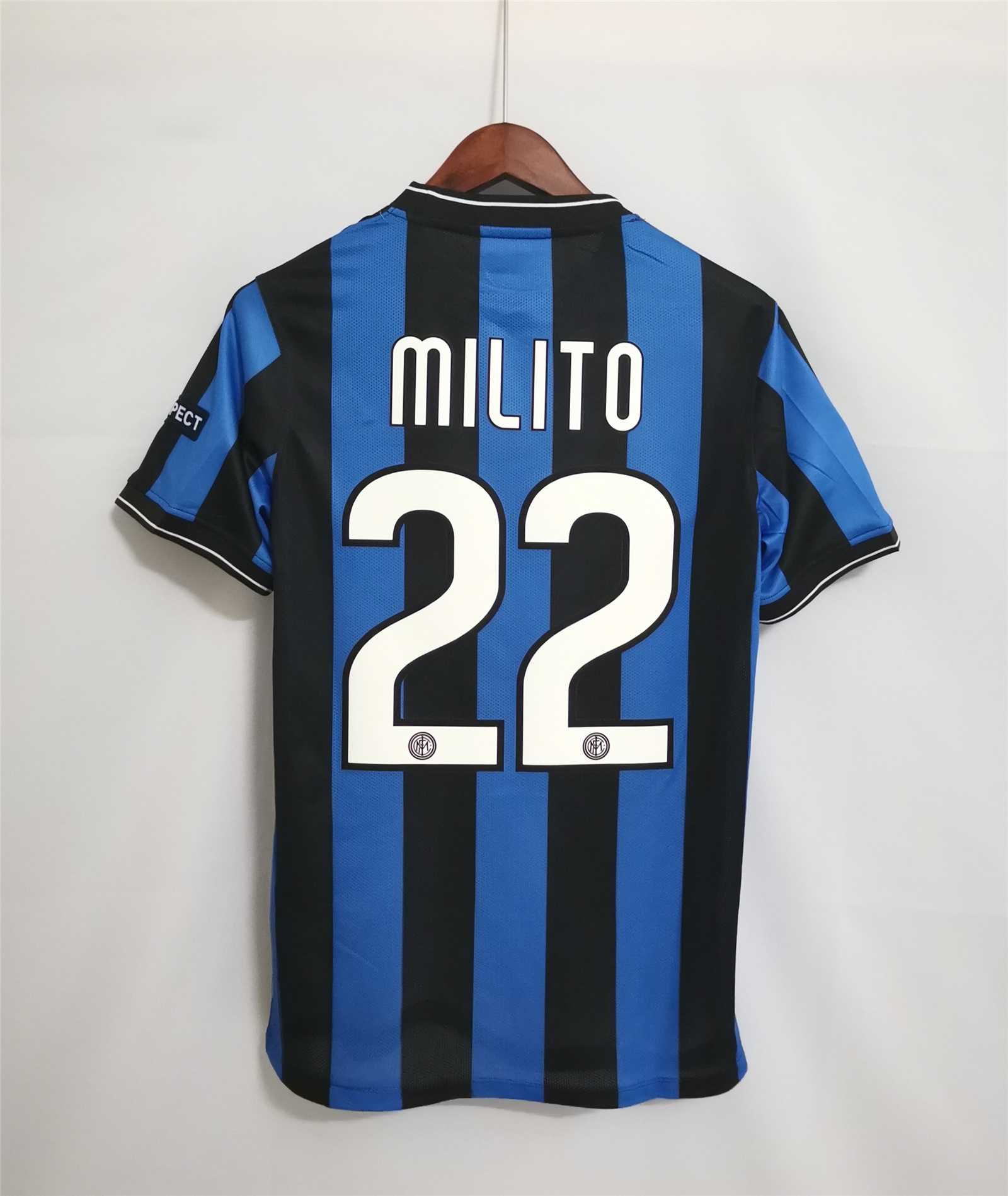09-10 Inter Milan Retro Jersey Home UCL Finals - view 5