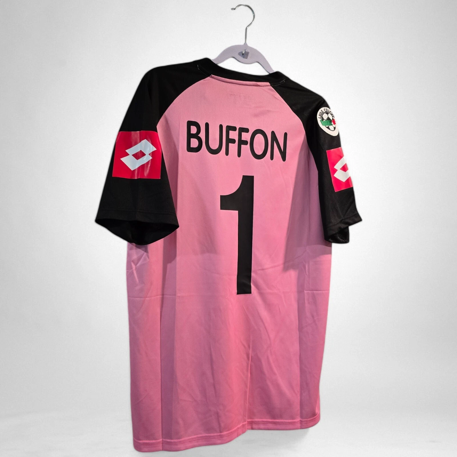 02-03 Juventus Goalkeeper Retro Jersey Pink - view 7