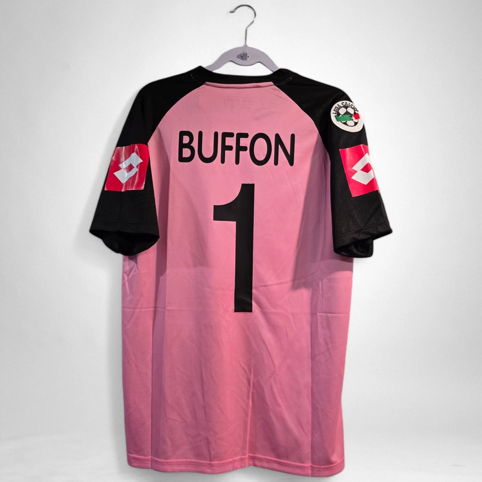 02-03 Juventus Goalkeeper Retro Jersey Pink - view 9