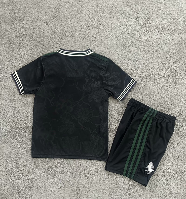 25-26 Juventus Thrid  Away Soccer Kids Kit Jersey+Shorts - view 3