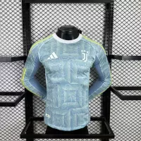 25-26 Juventus Away Soccer Jersey Player Version Long Sleeve - view 1