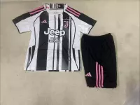 25-26 Juventus Home Soccer Kids Kit Jersey+Shorts - view 1