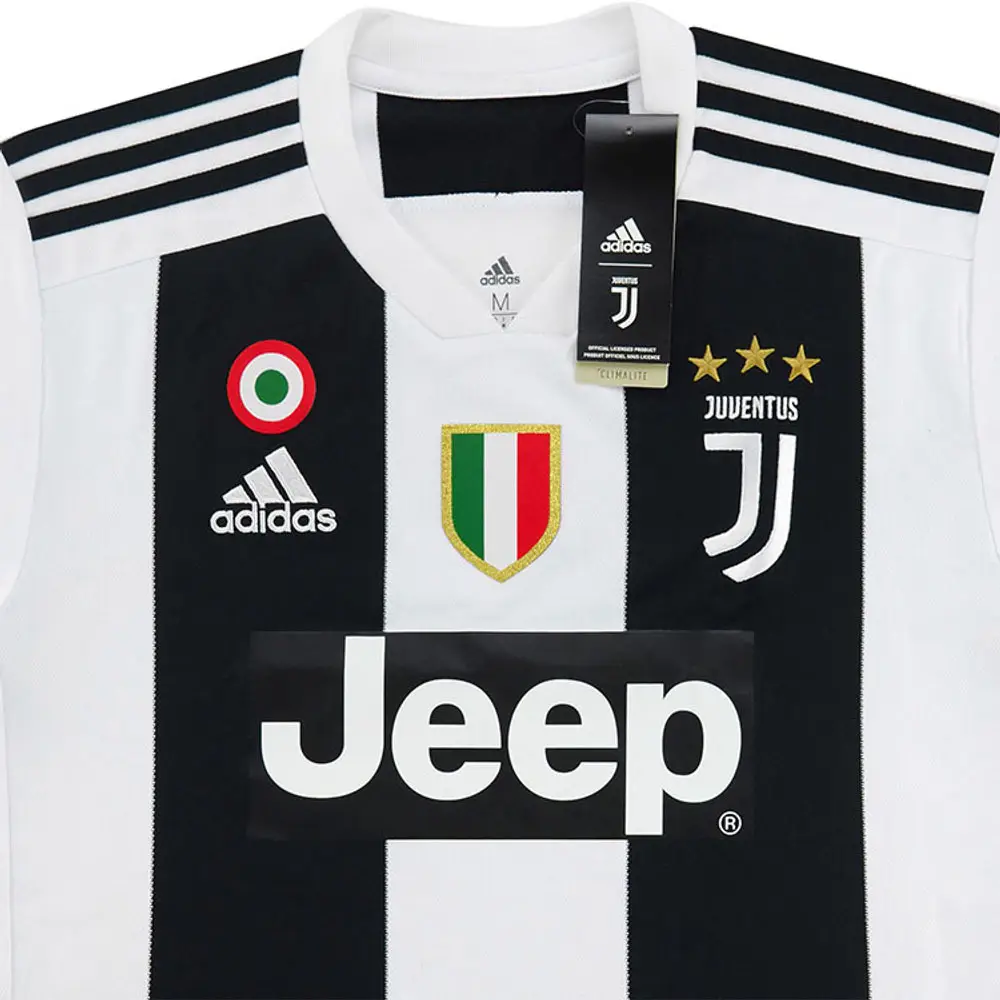 18-19 Juventus Retro Jersey Home - view 3