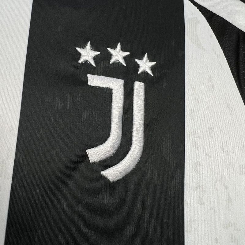 24-25 Juventus Home with Save the Children Sponsor Soccer Jersey - view 6