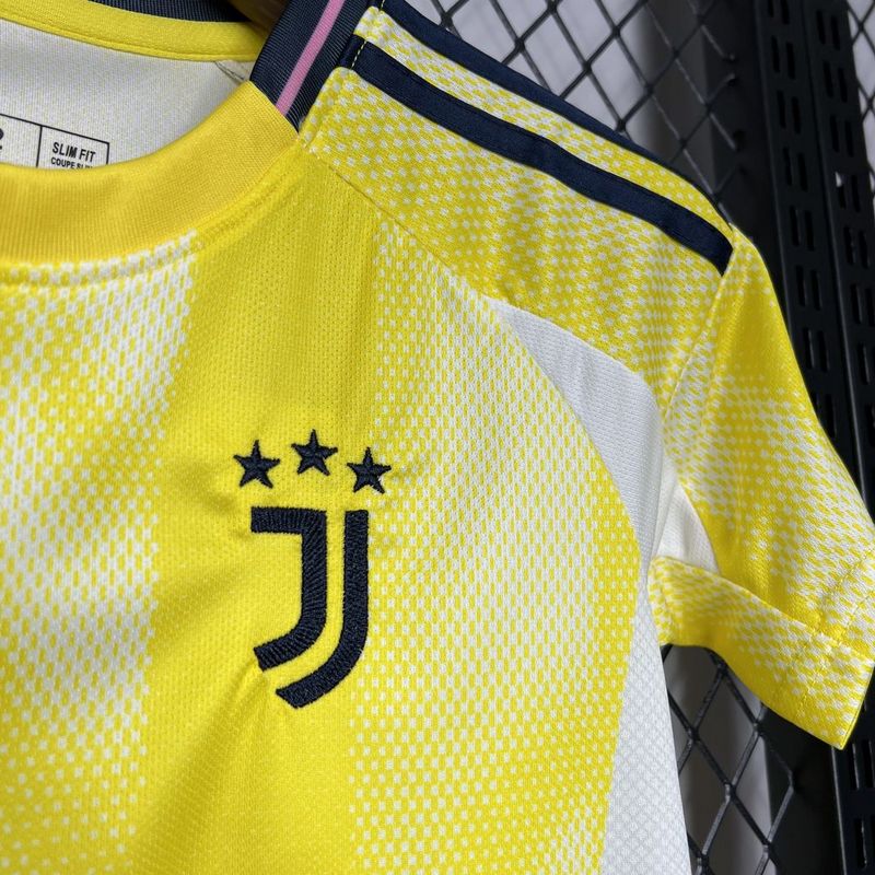 24-25 Juventus Away Soccer Kids Kit Jersey+Shorts - view 7