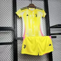 24-25 Juventus Away Soccer Kids Kit Jersey+Shorts - view 4