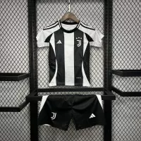 24-25 Juventus Home Soccer Kids Kit Jersey+Shorts - view 1