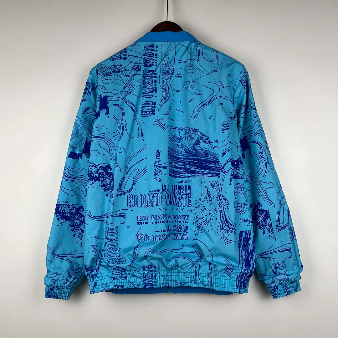 2023-2024 Juventus Reversible Windbreaker Blue Soccer Jersey 1:1 Thai Quality - view 10