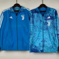 2023-2024 Juventus Reversible Windbreaker Blue Soccer Jersey 1:1 Thai Quality - view 1