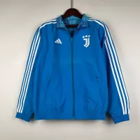 2023-2024 Juventus Reversible Windbreaker Blue Soccer Jersey 1:1 Thai Quality - view 4