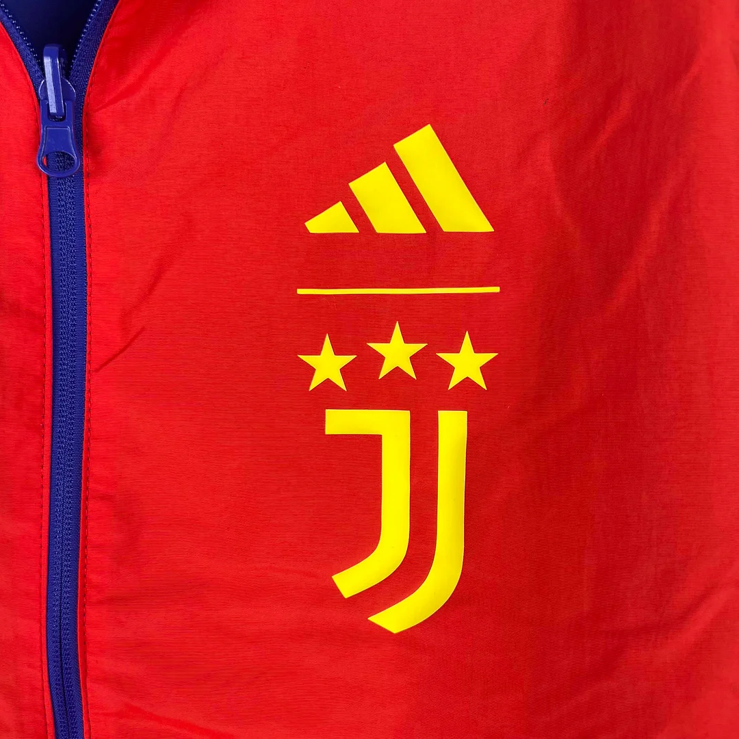 2023-2024 Juventus Reversible Windbreaker（Blue-red）Soccer Jersey 1:1 Thai Quality - view 11