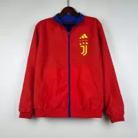 2023-2024 Juventus Reversible Windbreaker（Blue-red）Soccer Jersey 1:1 Thai Quality - view 3
