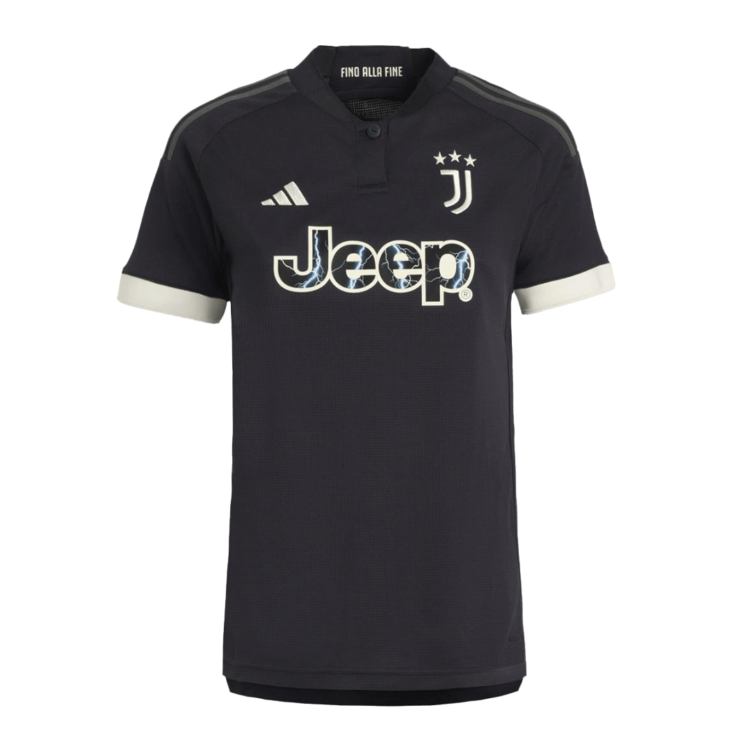 23-24 Juventus Third Away Kids Kits(Jersey+Shorts) - view 4