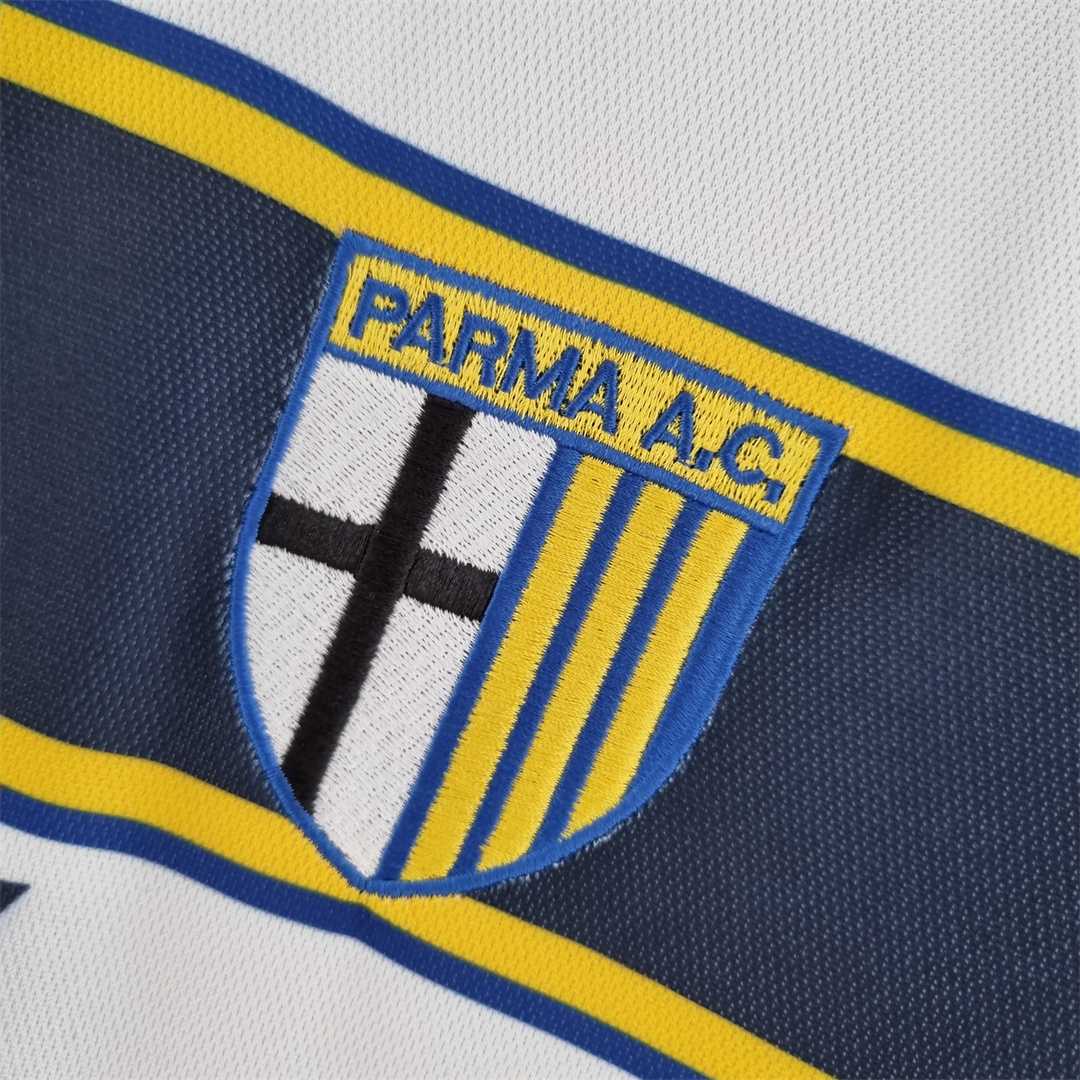 01-02 Parma Calcio Away Soccer Retro Jersey - view 6