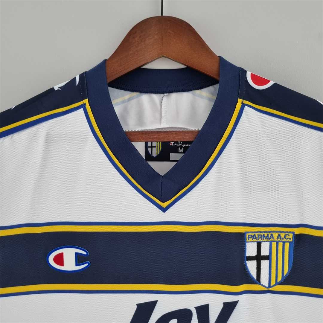 01-02 Parma Calcio Away Soccer Retro Jersey - view 7