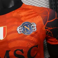 25-26 SSC Napoli Halloween Match Shirt Red - view 5