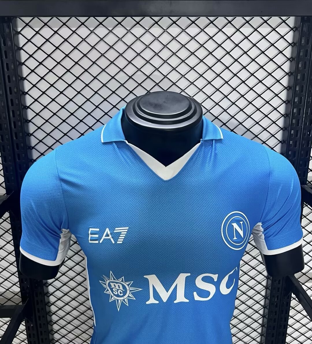 24-25 Napoli Home Soccer Jersey Player Version - view 4