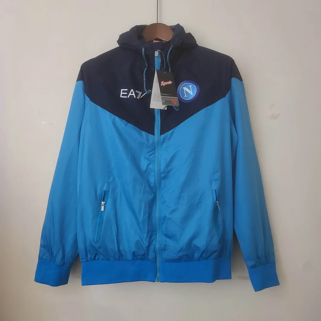 2022/2023 Napoli Windbreaker Blue - view 4