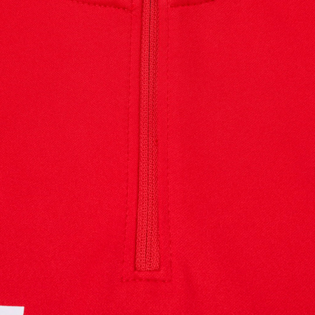 Kids Napoli Zipper Sweatshirt Kit(Top+Pants) Red 2023/24 - view 9
